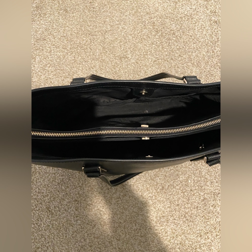 Kate Spade Perry Leather Laptop Tote, Black Gem